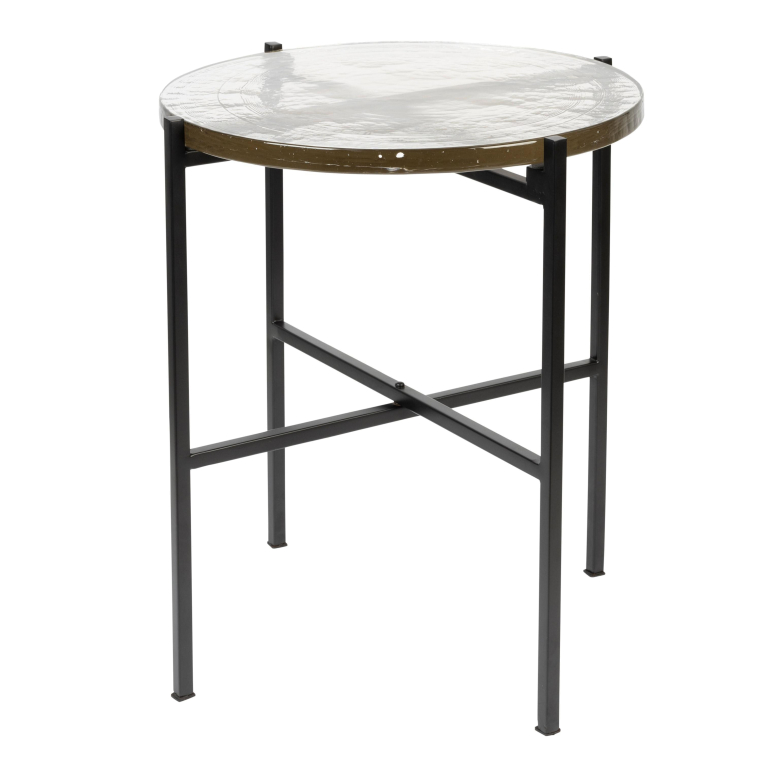 Dutchbone Vidrio bijzettafel zwart