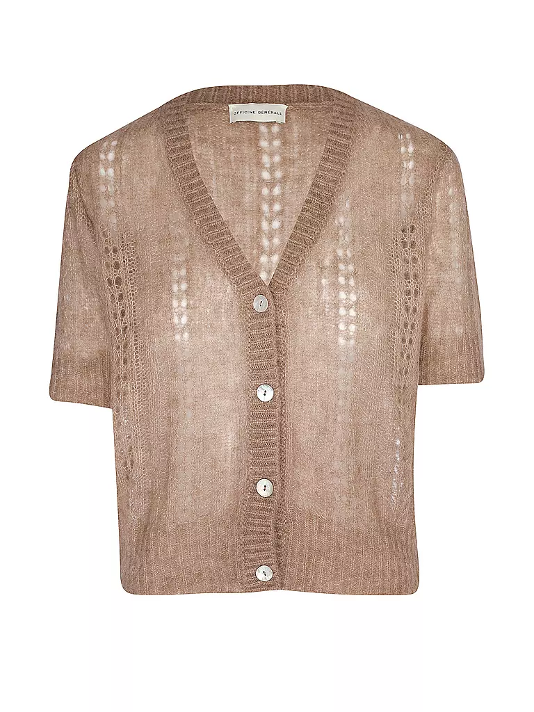 OFFICINE GENERALE Cardigan AGLAE  hellbraun