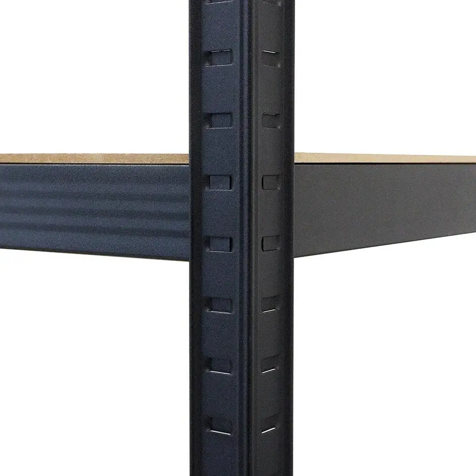 Stellingkast / Magazijnstelling - Zwart - 5 planken