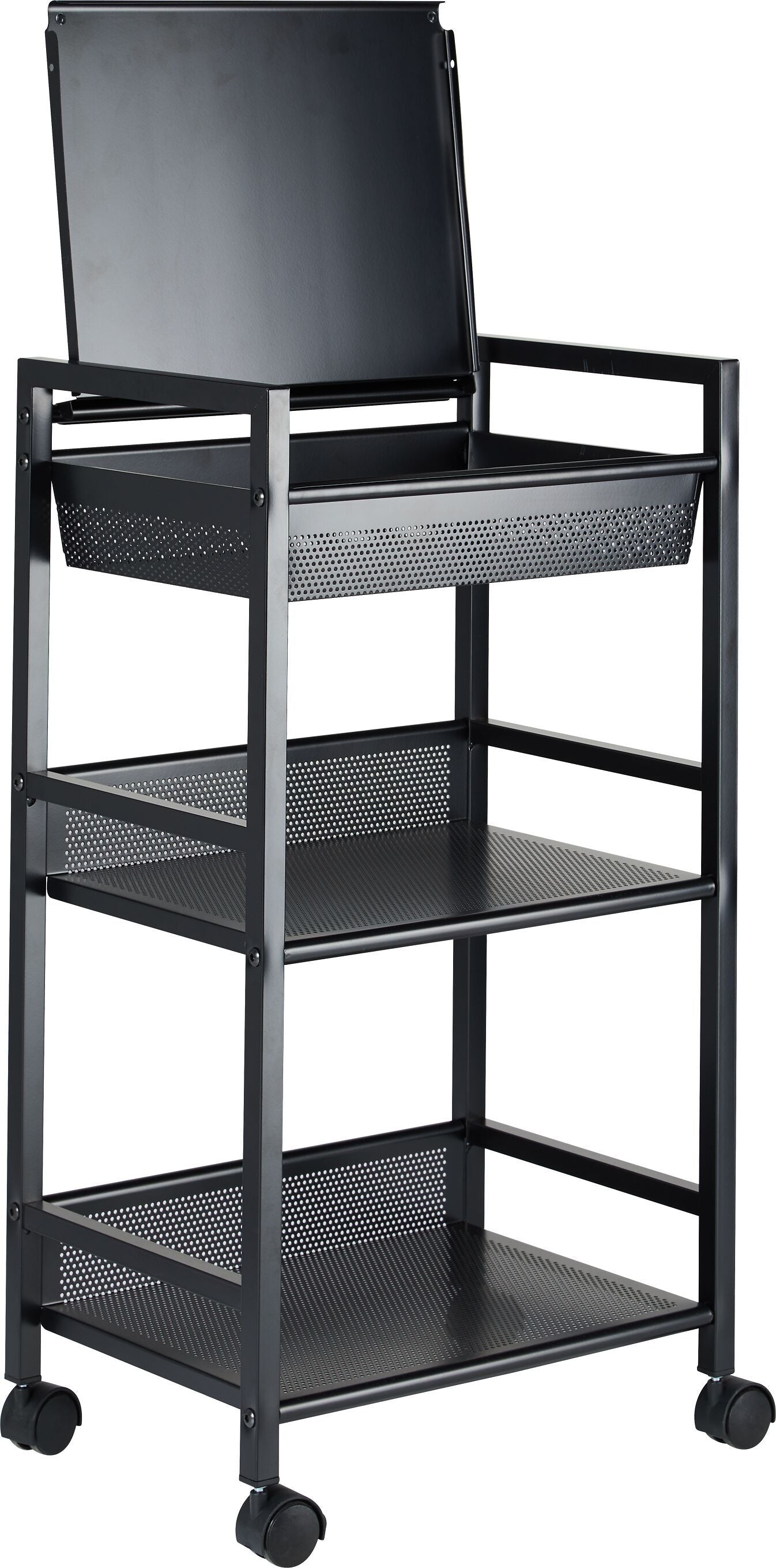 CAMPBELL Rollwagen - Schwarz / B: 40.0 cm x T: 28.0 cm x H: 71.5 cm