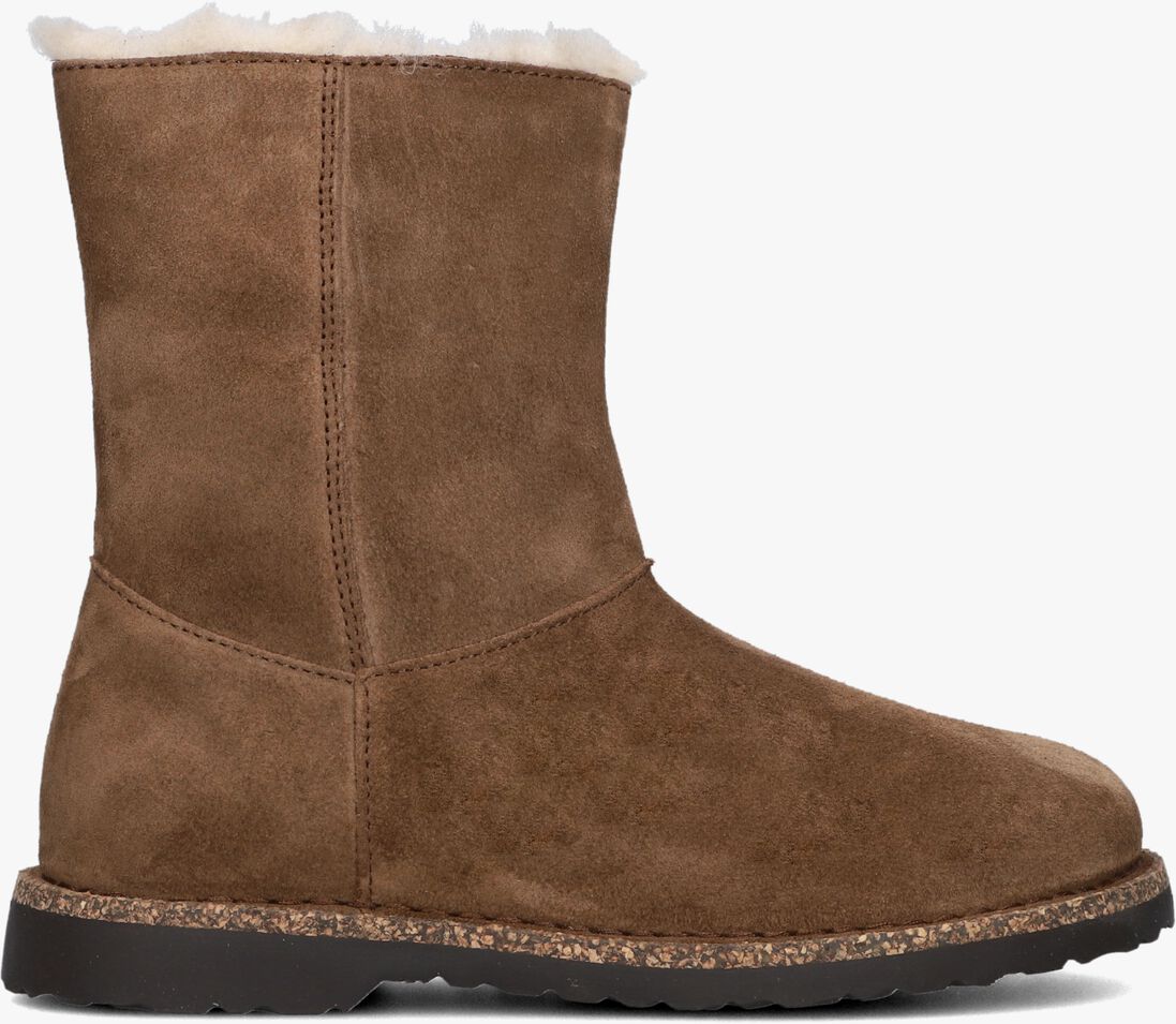 bruine birkenstock snowboots uppsala zip shearling