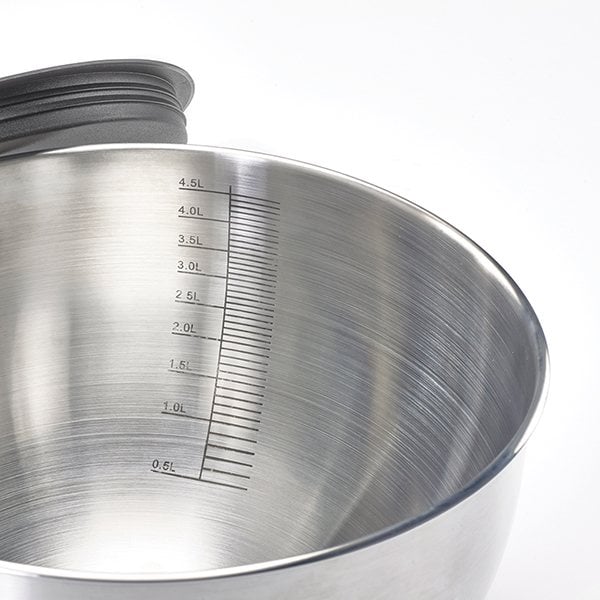 Lot 6 bols en inox gradués avec base silicone 10,5 à 24 cm Mathon