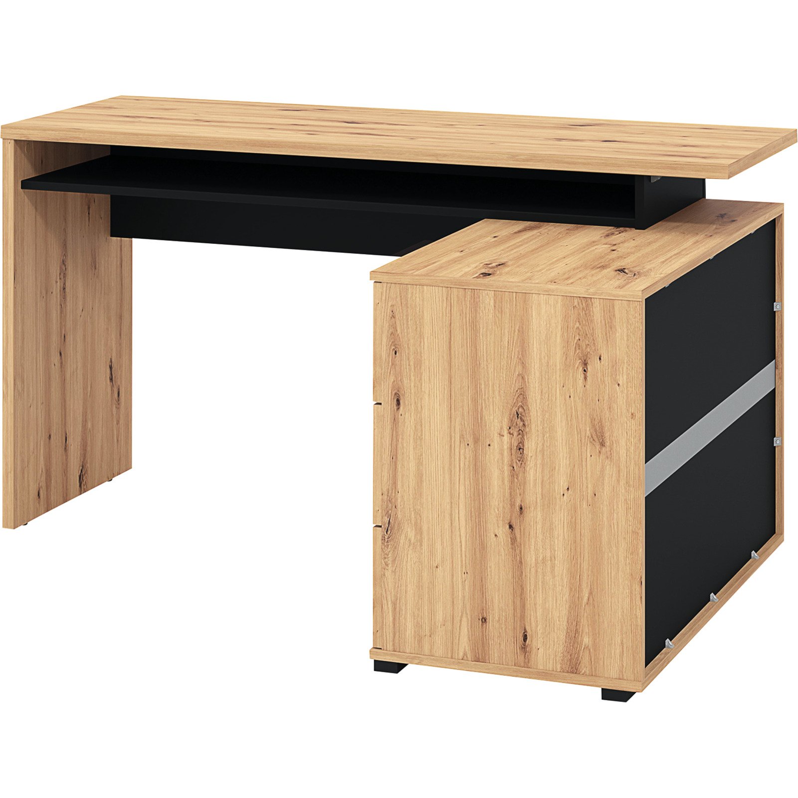 Schreibtisch Arhimed Dekor Eiche Artisan 137,5 x 75 x 101,5 cm