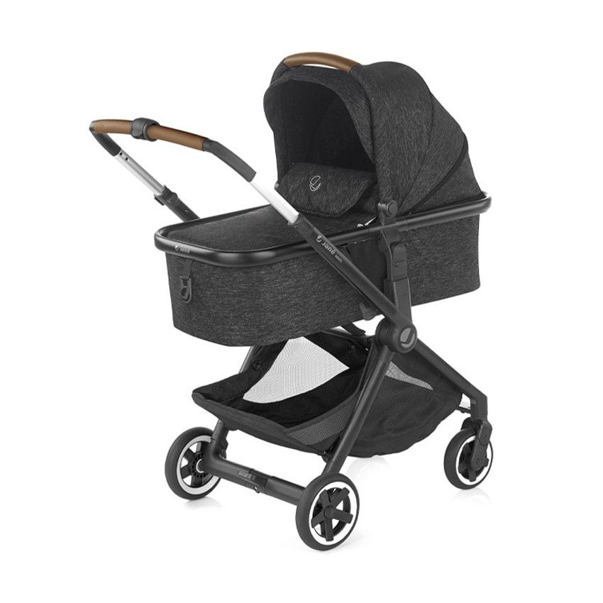 Poussette 3 en 1 Newel cold black - Ecru
