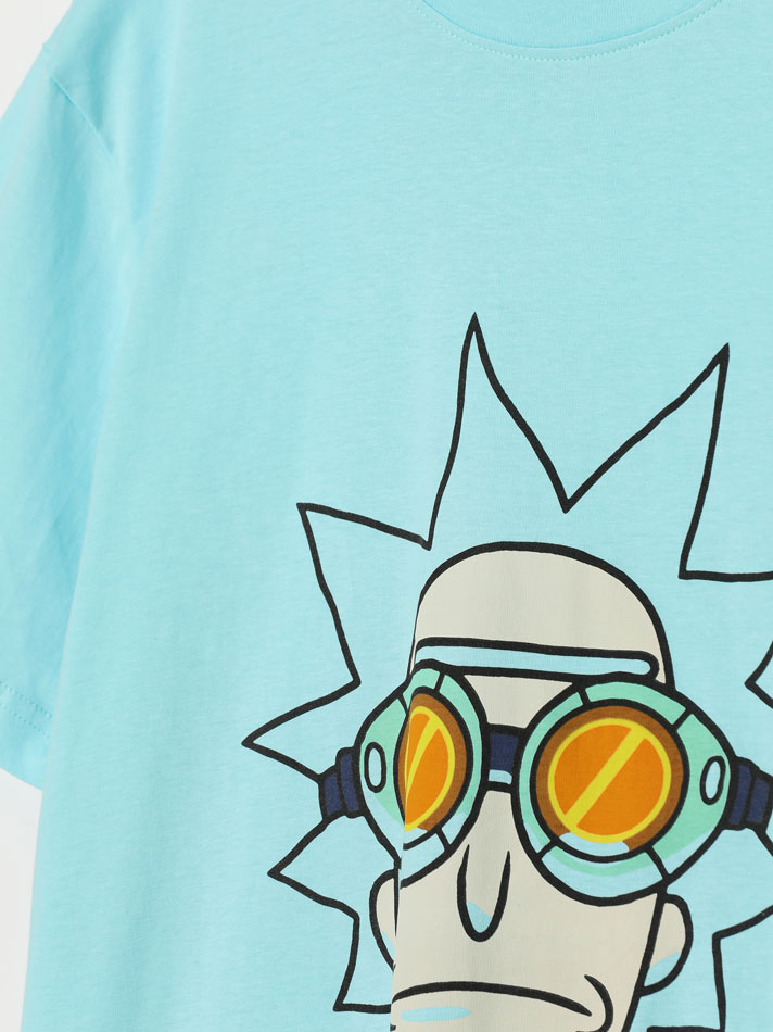 Pijama estampado Ric© &™Morty © &™ñ Cartoon Network - Azul Claro