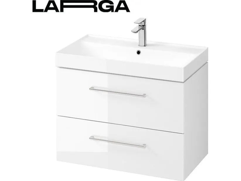 Cersanit S932-073 Skab Podum Larga 80 Hvid Samlet// CES.LARGA-PODUM-80-BI-ZMONT