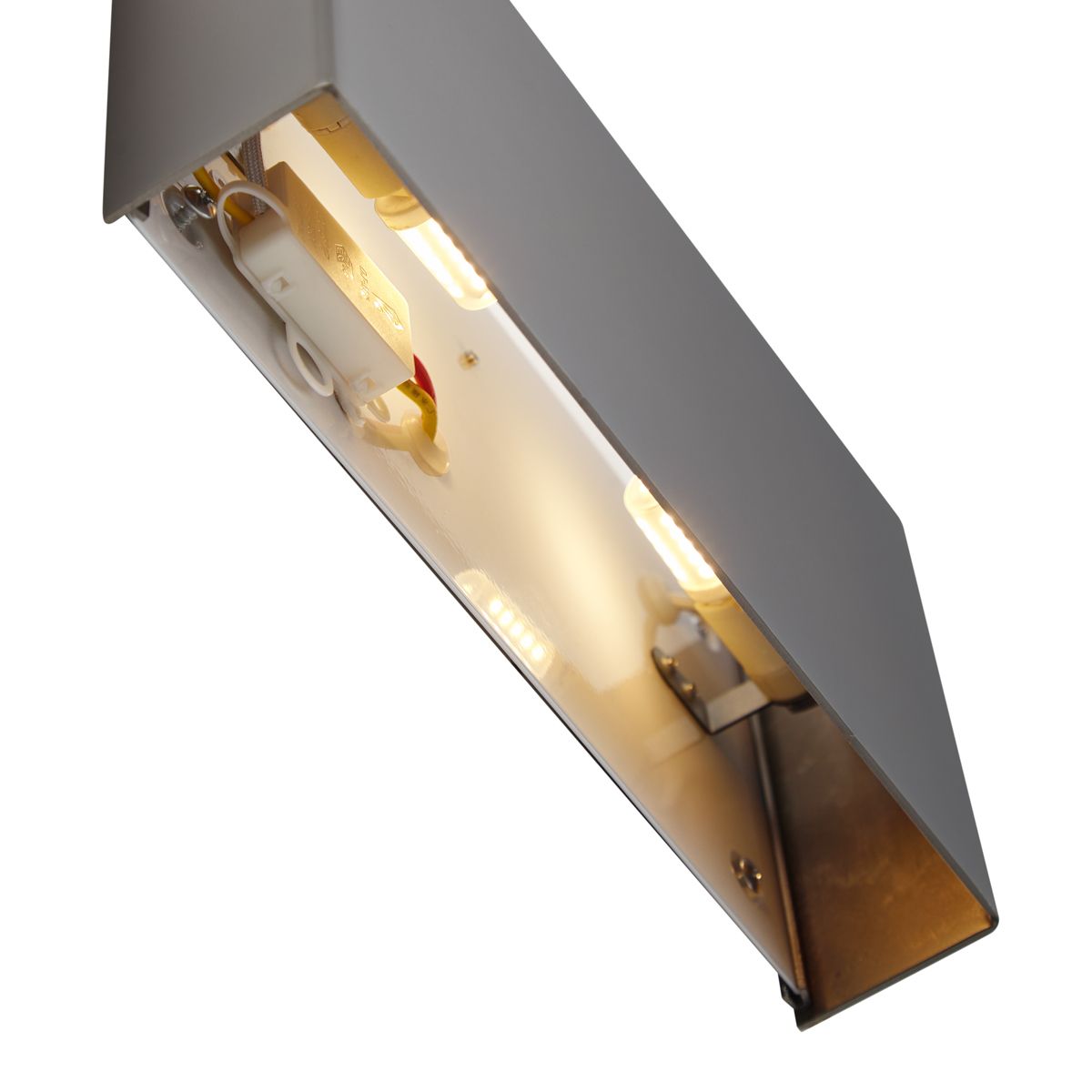 Moderne wandlamp gunmetal 2-lichts - Otan