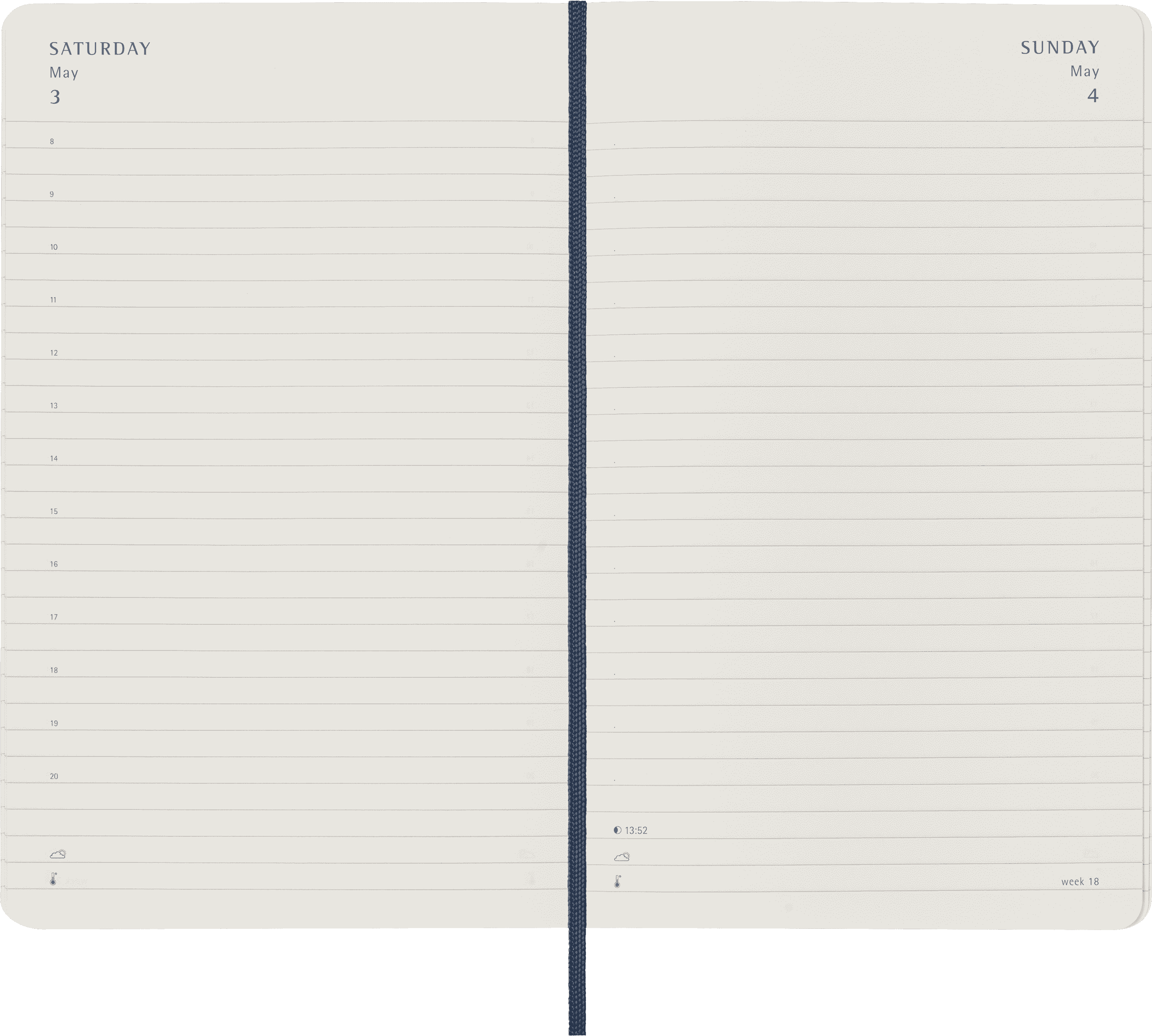Classic Planner 2025 Large Daily, soft cover, 12 months