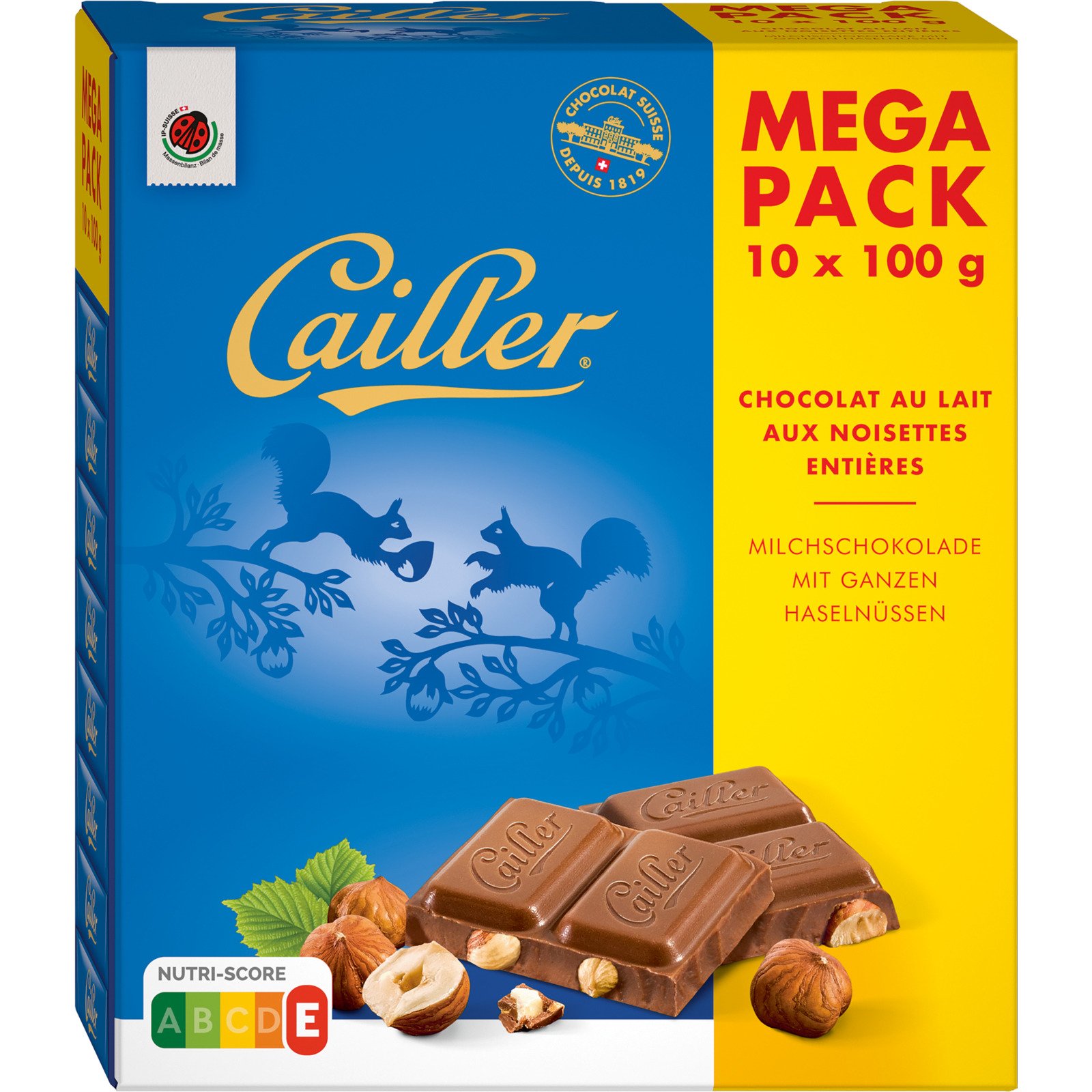 Cailler Milch-Nuss 10 x 100 g