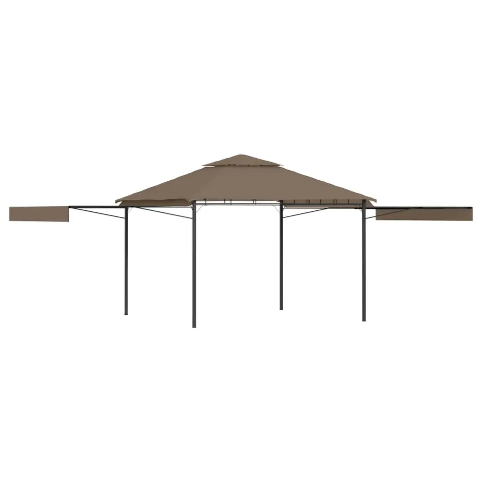 vidaXL - Tuinhuisje - Taupe - Polyester