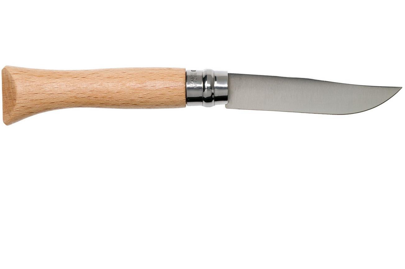 Opinel zakmes No. 06RV, RVS, lemmetlengte 7,5 cm