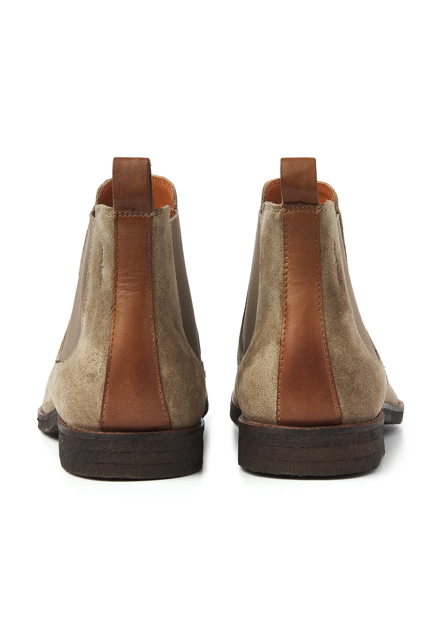 Taupe suède Chukka chelsea boot