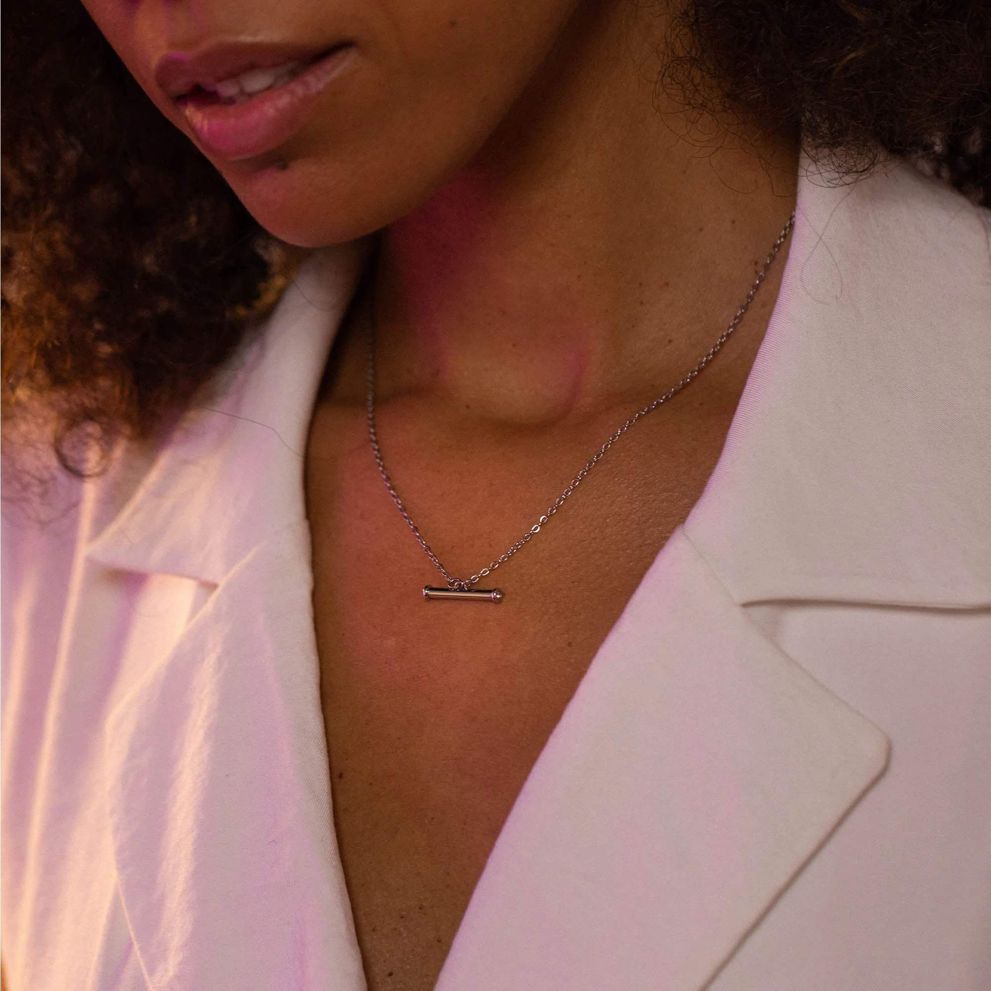 Glitter Knebel Kette