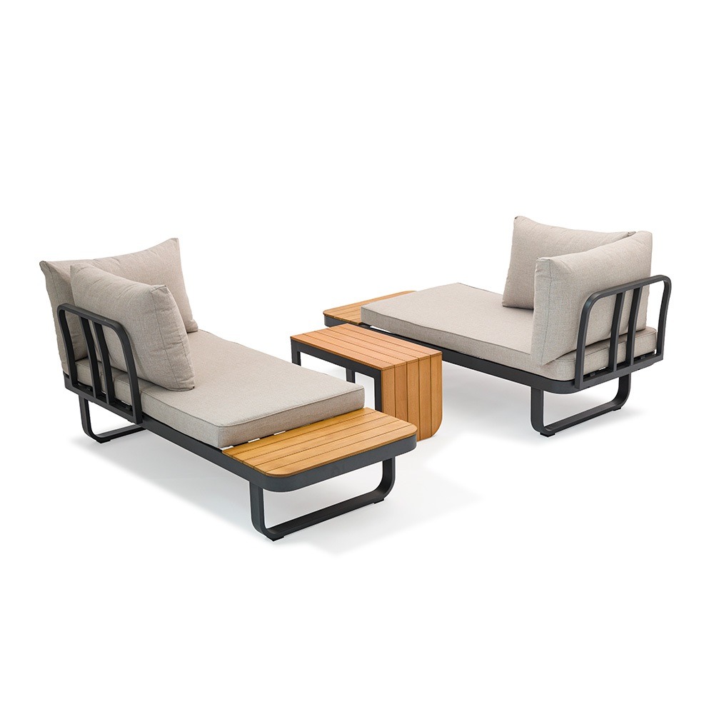 SenS-Line Samos multifunctionele loungeset - Taupe