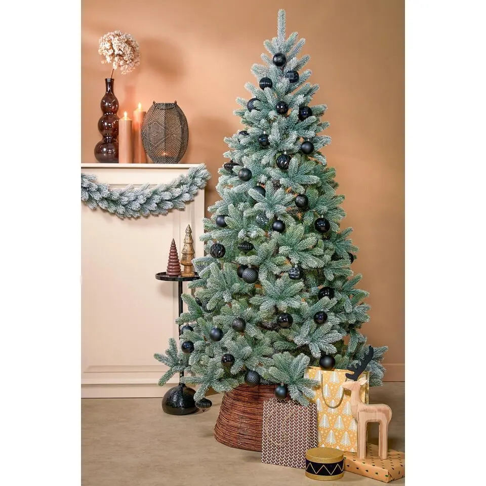 Black Box Trees Nagoya Kunstkerstboom - H150 x Ø91 cm - Groen Frosted