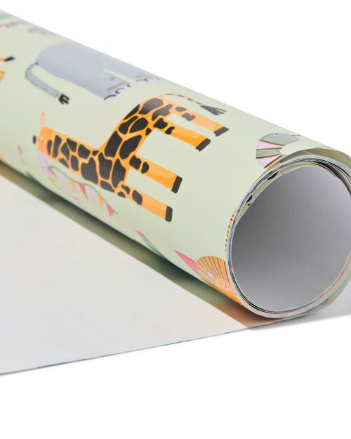 papier cadeau safari 200x70