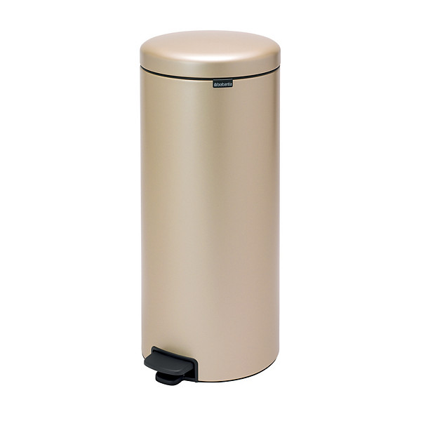 Poubelle NewIcon Brabantia 30 L, métal doré