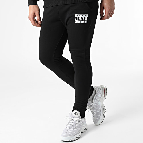 Ensemble De Survetement Logo Noir Blanc