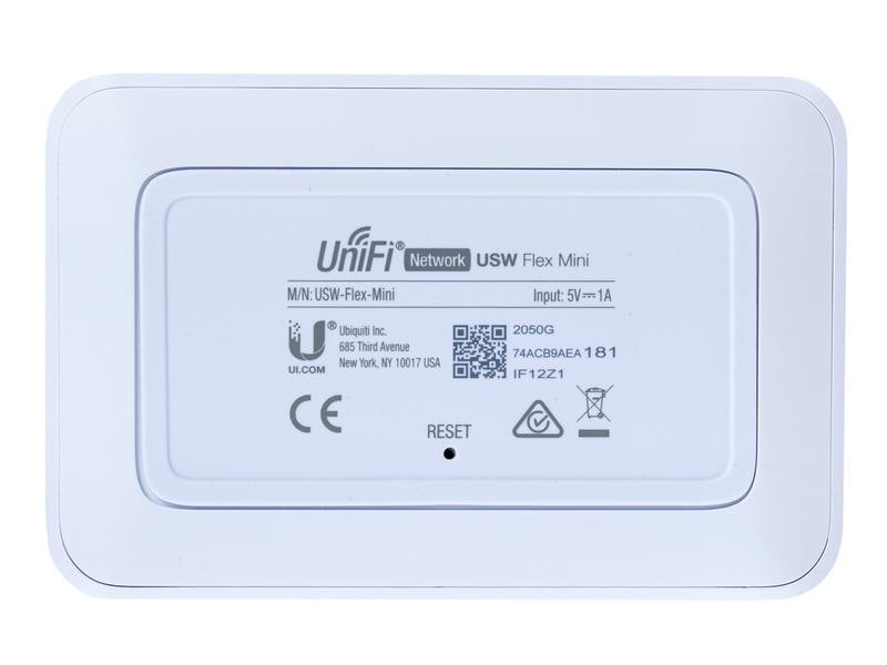 Ubiquiti Switch UniFi USW-FLEX-MINI 5 Port UniFi 5-Port-Gigabit-Ethernet-Switch