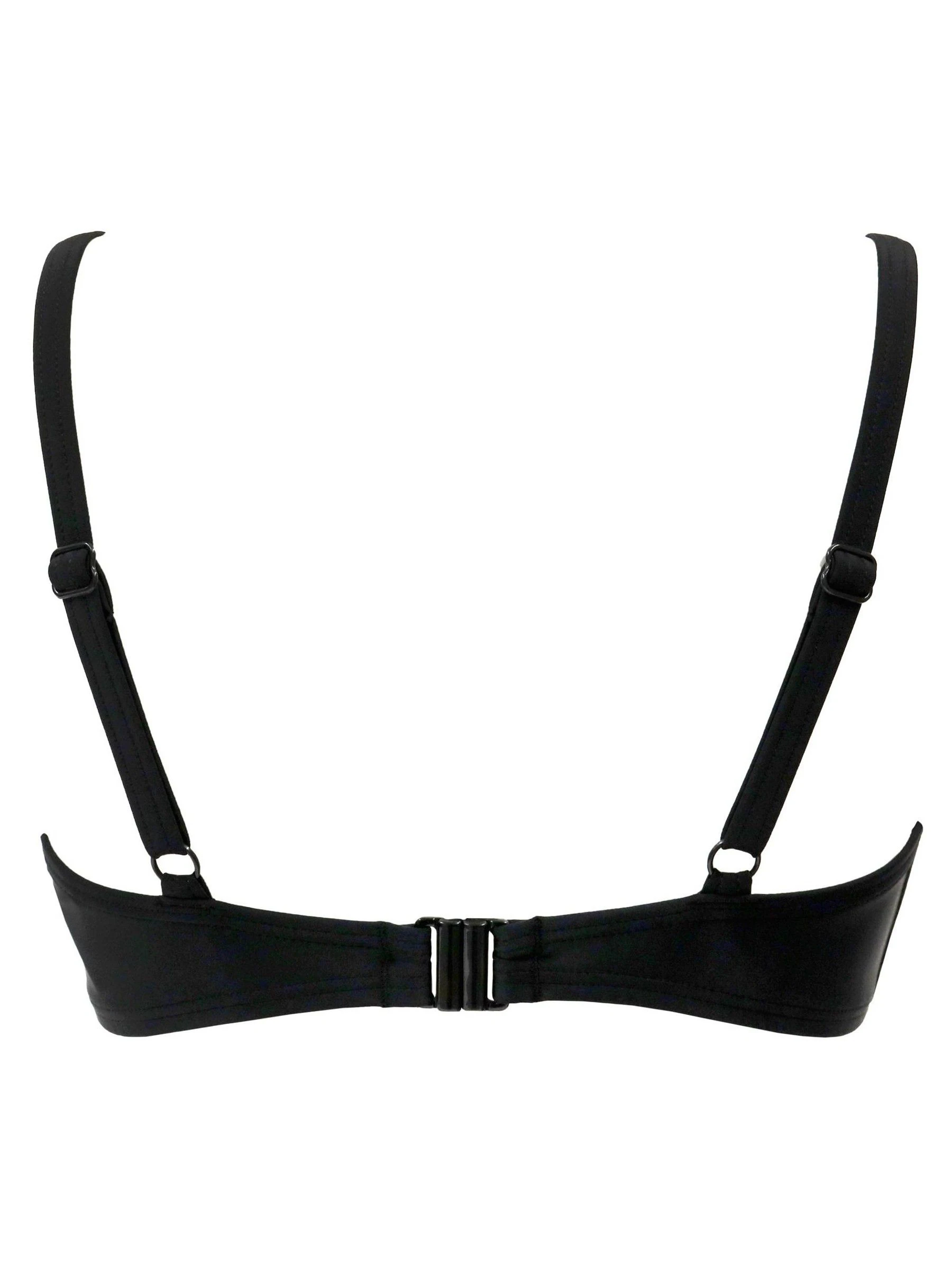 Antraciet zwart - Pour Moi Free Spirit bikinitop