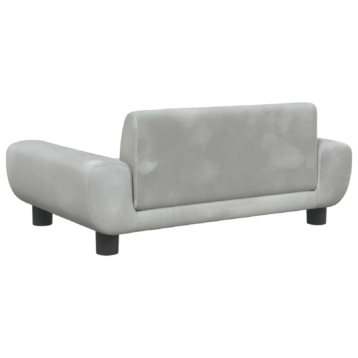 vidaXL Canapé enfants gris clair 70x45x33 cm