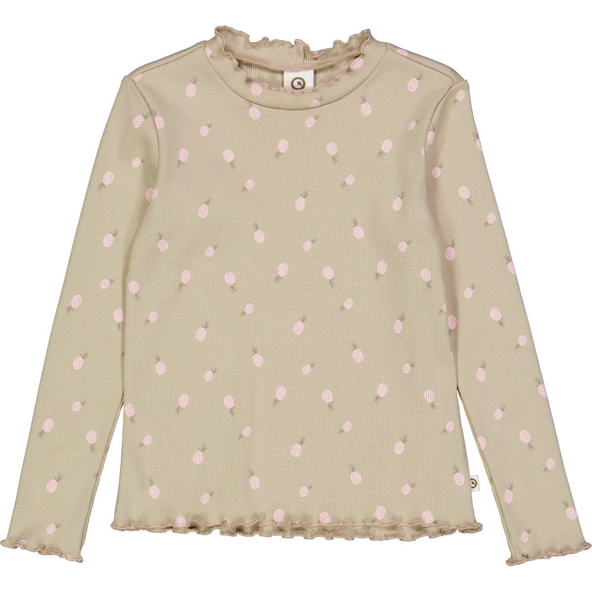 Müsli Langarmshirt Soft green/ Poetry green/ Mary