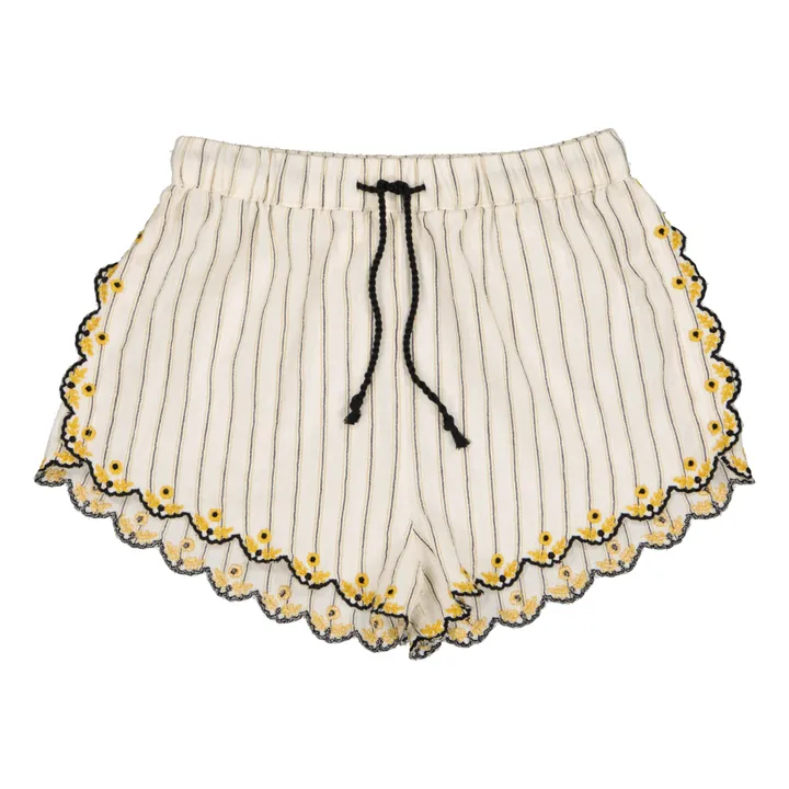 Louis Louise Short Kaela Brodé | Ecru