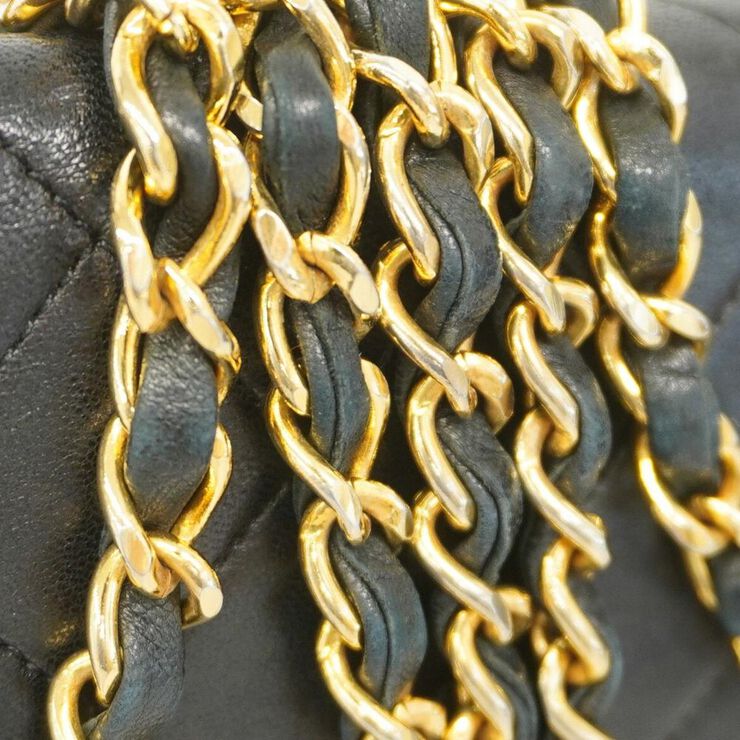 Chanel Vintage Chanel Wallet On Chain Black