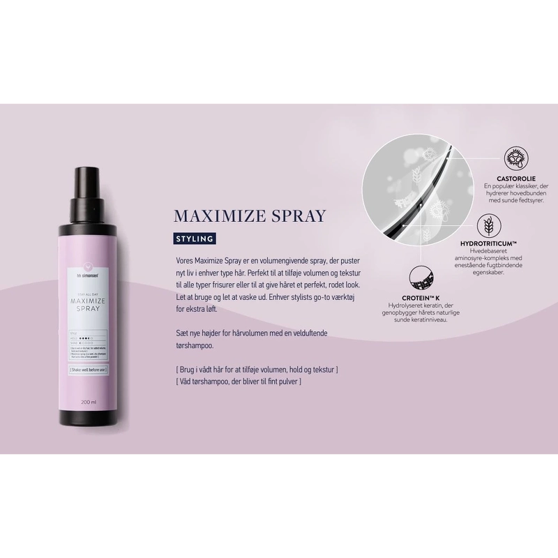 HH Simonsen Maximize Spray 200 ml
