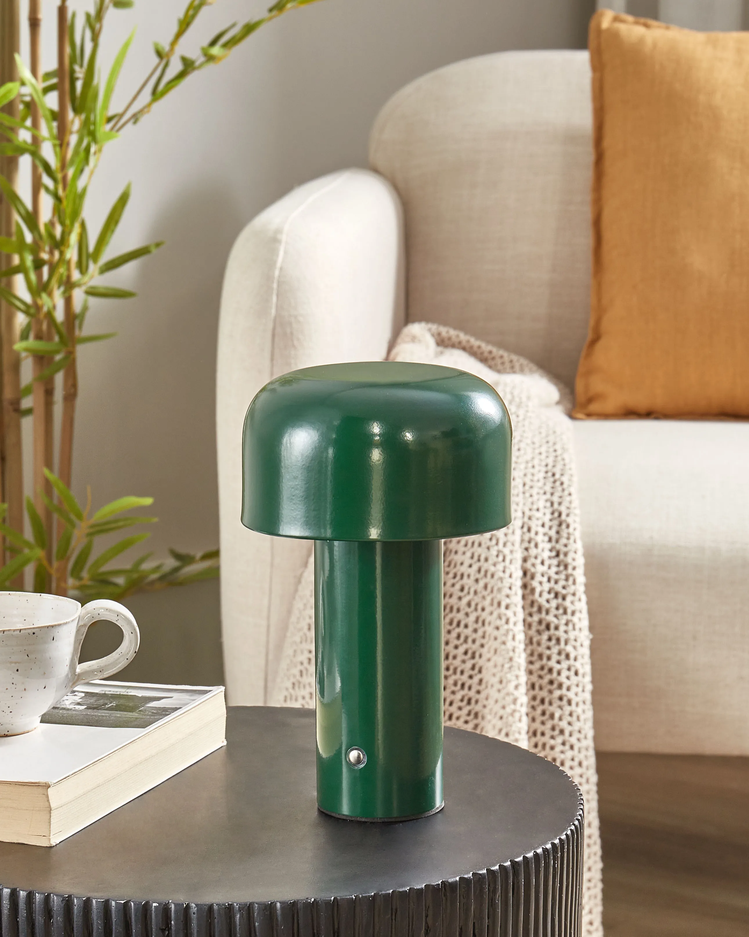 LED draadloze tafellamp BESOS met dimmer Metaal Groen
