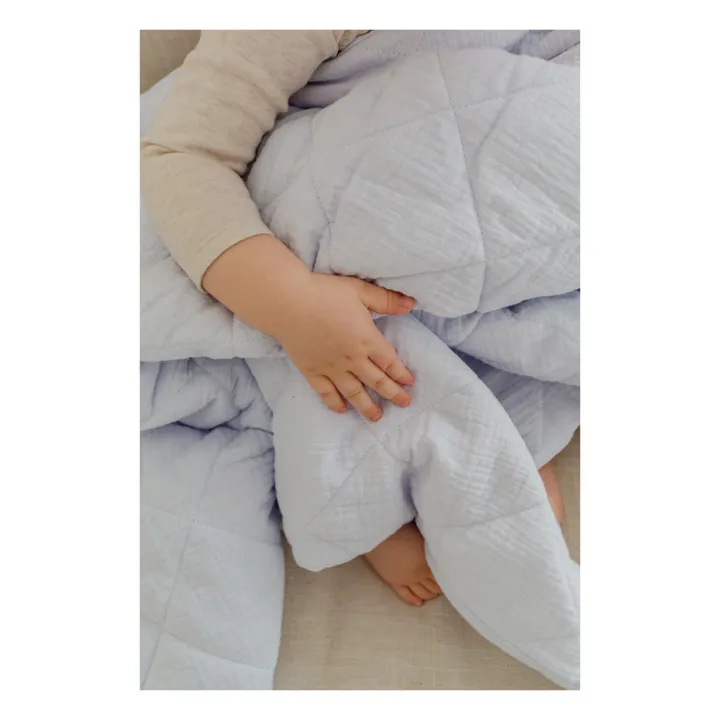Soft Spot Couverture matelassée en coton bio 90x110 cm | Lavande