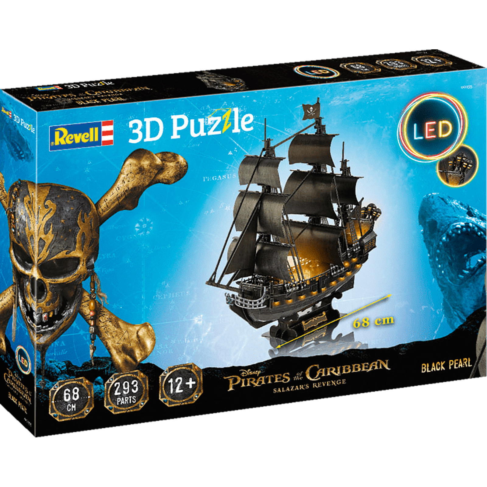 Revell 3D-Puzzle Black Pearl LED