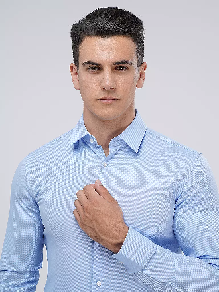 BOSS Hemd Slim Fit hellblau
