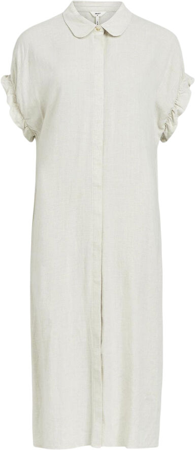 Object OBJSANNE TIANA S/S DRESS NOOS Sandshell