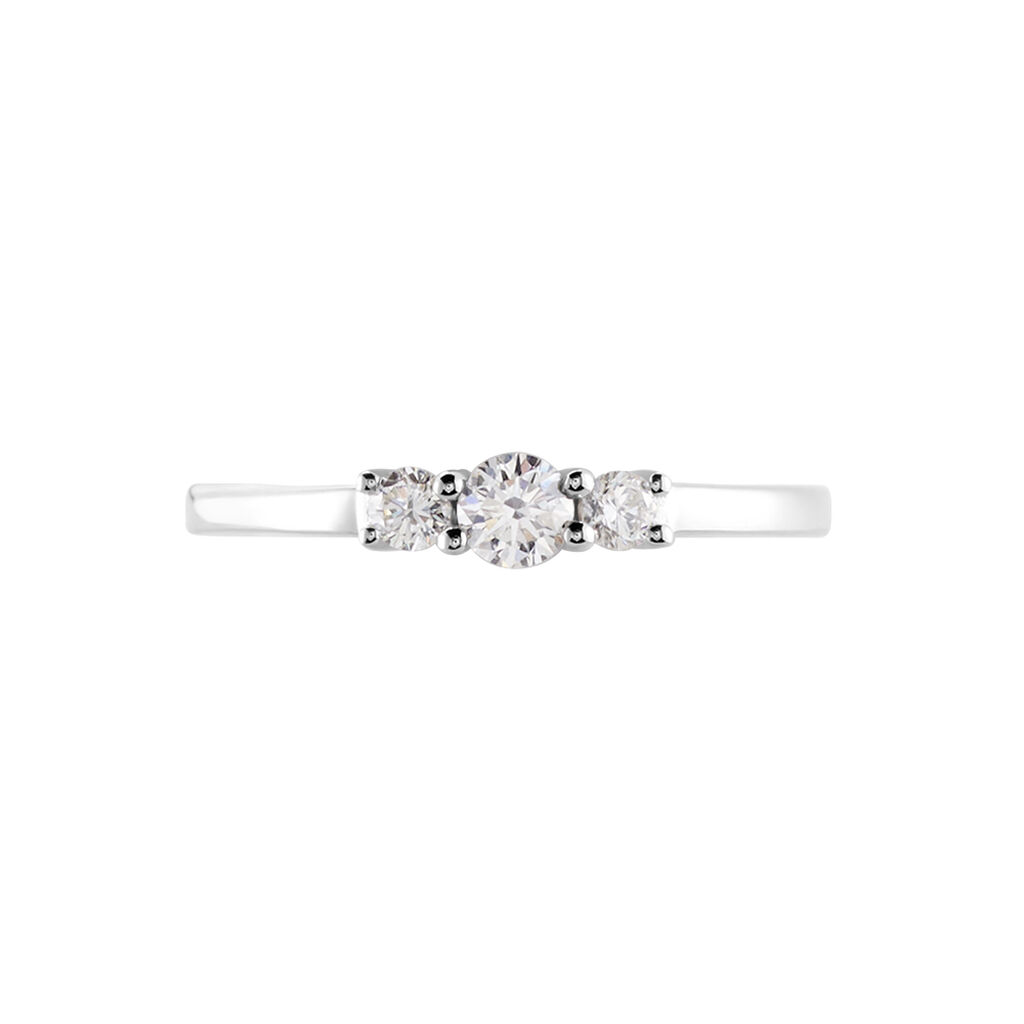 Bague Sabine Or Blanc Diamant