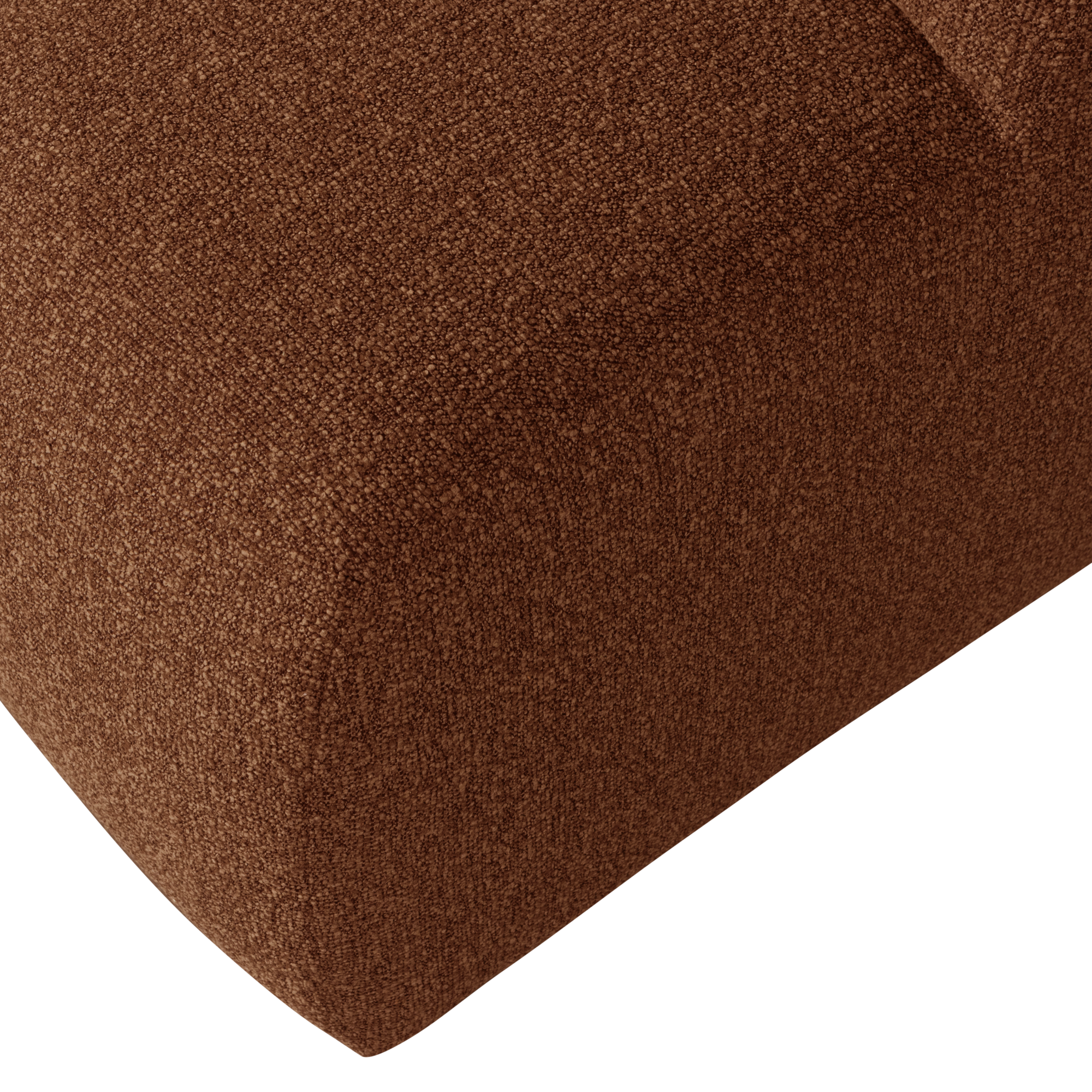 Poef Mojo Mojo Poef 45X84X64 cm - Bouclé - Roestbruin Melange