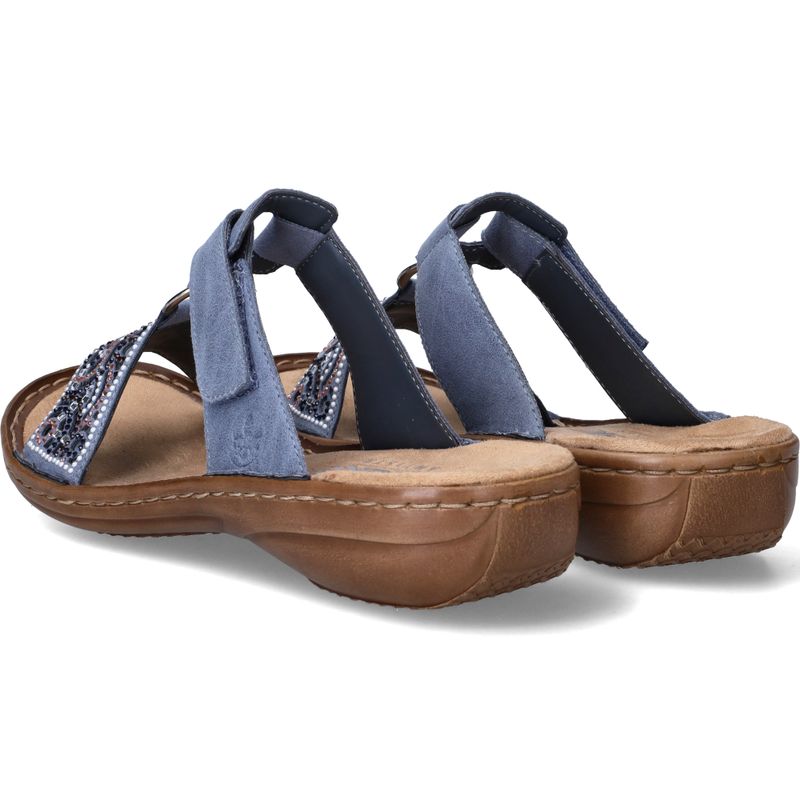 Rieker Slippers Blauw Dames