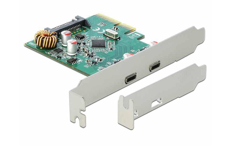 PCI-Express-Karte 90397 USB 3.1 Gen2 - 2x Type-CPCIe-Schnittstellenkarte