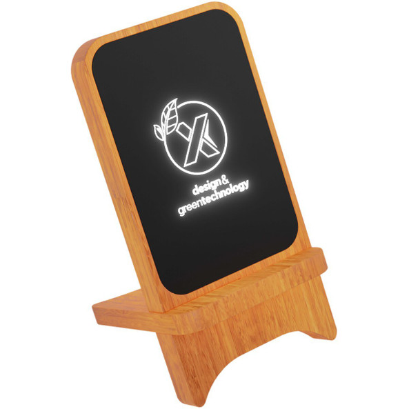 SCX.design 2PX062 - SCX.design W16 10W light-up wireless wooden stand