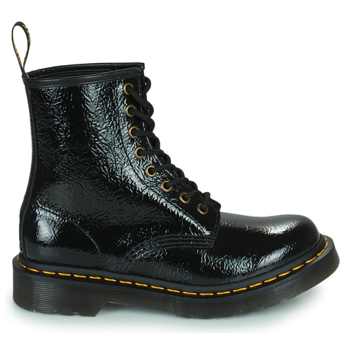 Dr. Martens - 1460 DISTRESSED PATENT - Noir