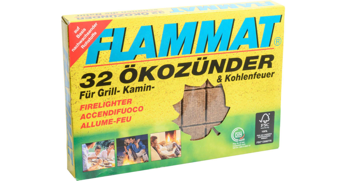 Flammat Öko Anzünder 32er-Packung