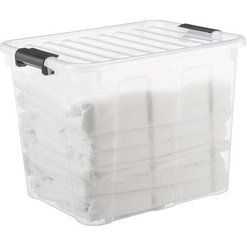 Boîte de rangement HOME BOX, 40 L, transparent