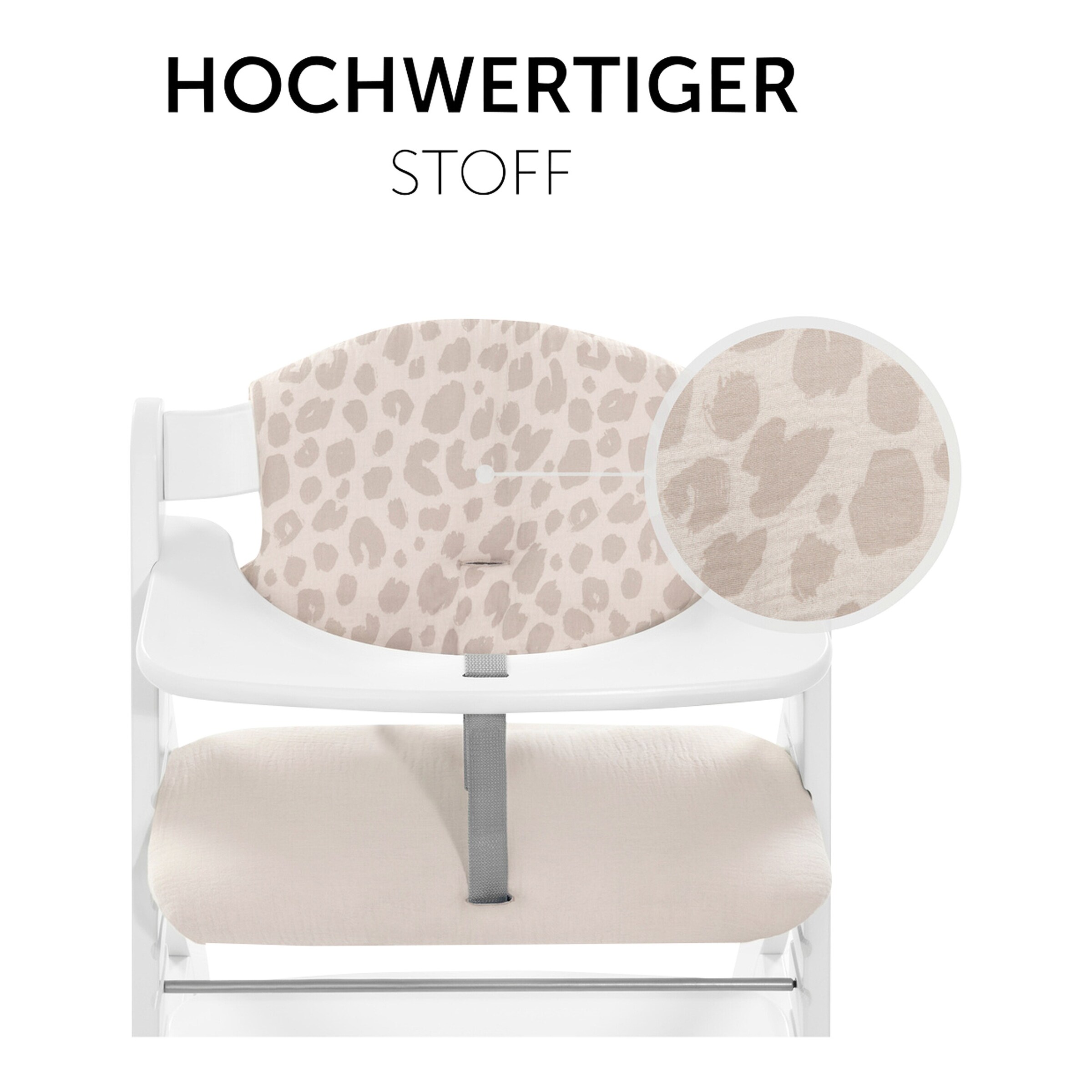 Hauck Sitzkissen Select Musselin leo natural