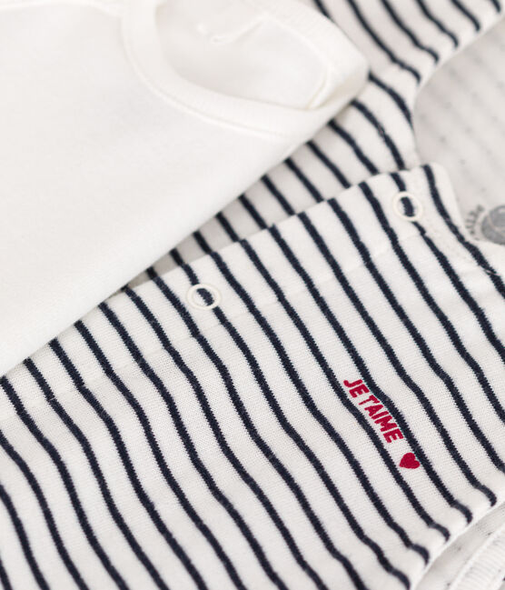 Ensemble combinaison et body en coton bébé