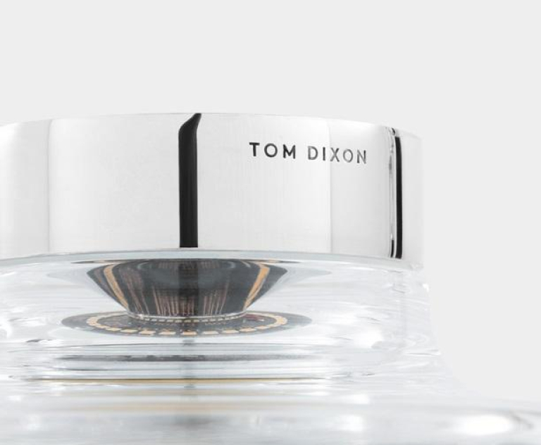 Tom Dixon Press wandlamp LED large Ø35 transparant