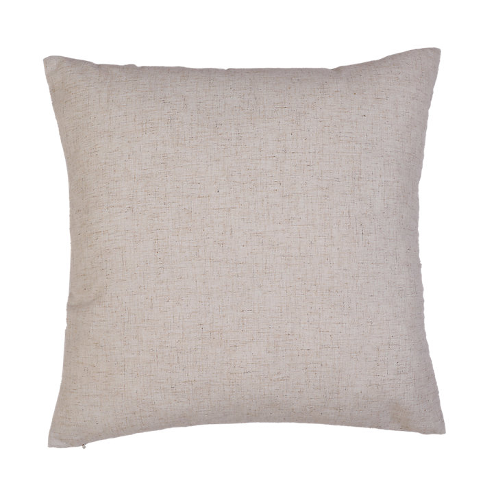 Coussin intérieur effet lin motif géométrique beige GoodHome L. 45 cm x l. 45 cm x Ep. 7 cm