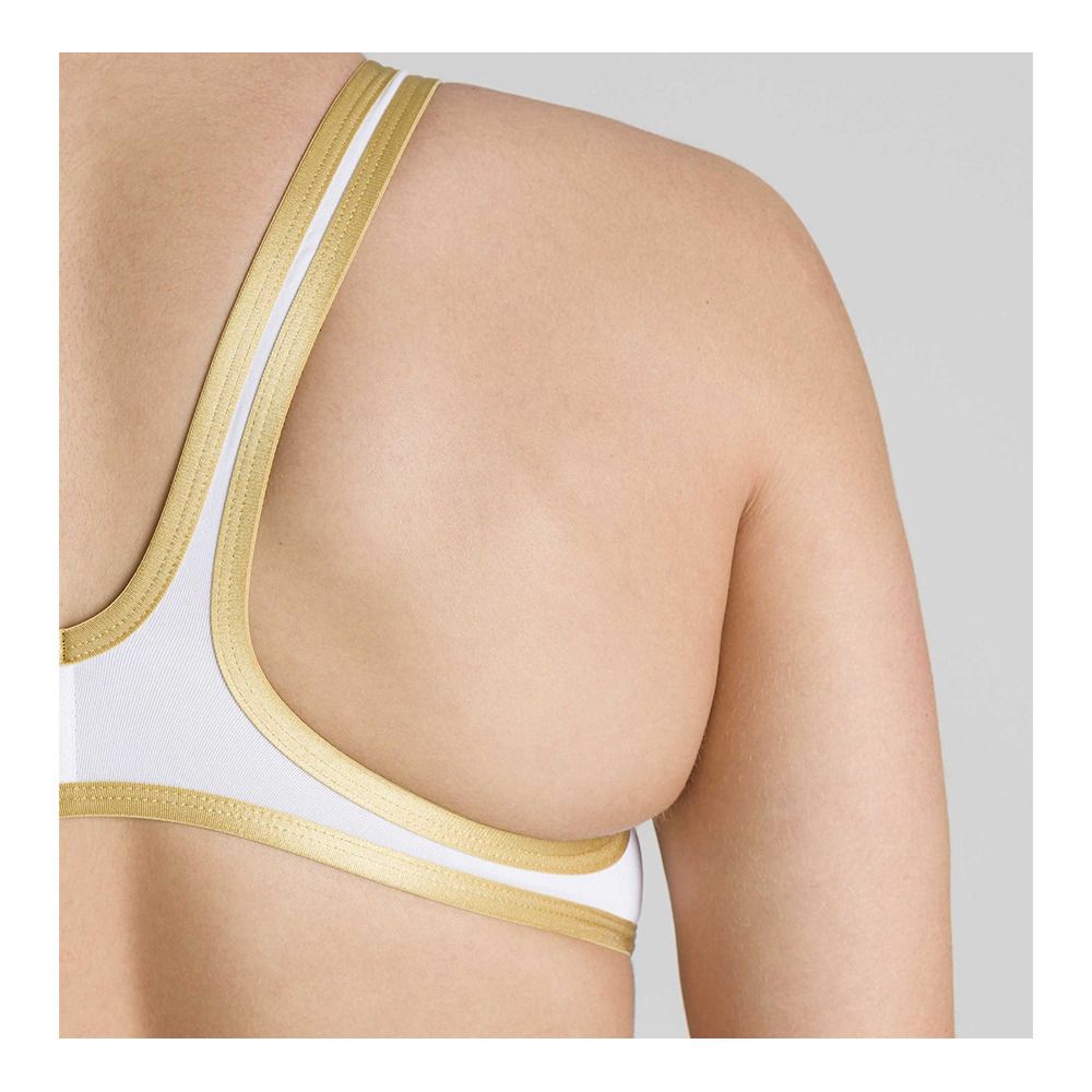 Arena ONE BIGLOGO - Maillot de bain 1 pièce Femme white/gold