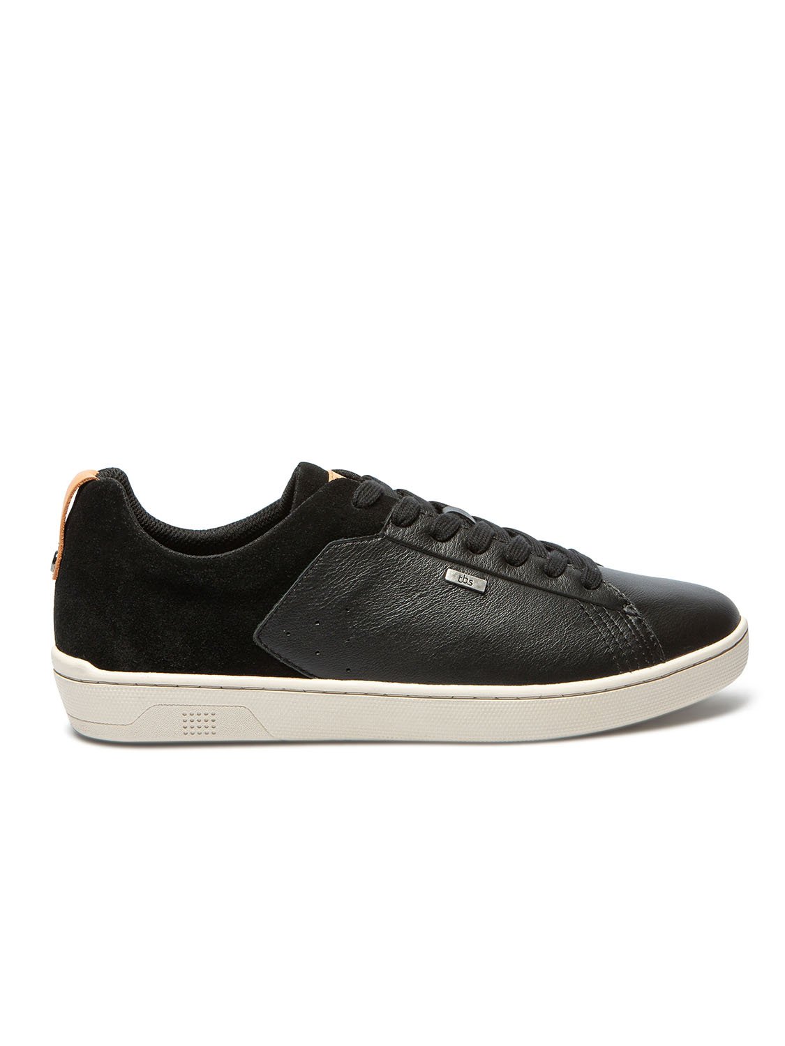 Tennis Homme Confort Purefoam Dessus Cuir Noir