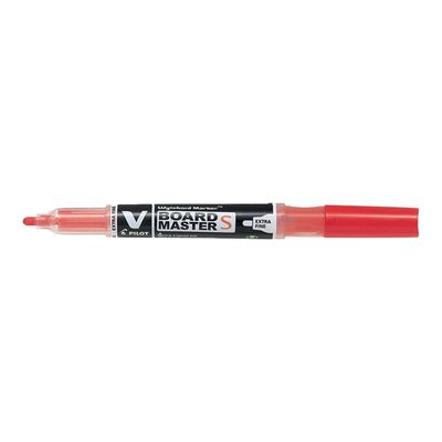 Pilot V BOARD MASTER S - Marqueur effaçable - pointe extra fine - rouge