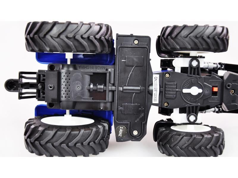 Amewi Traktor mit Frontlader RTR, 1:24 Ferngesteuerter Traktor mit Licht und Sound